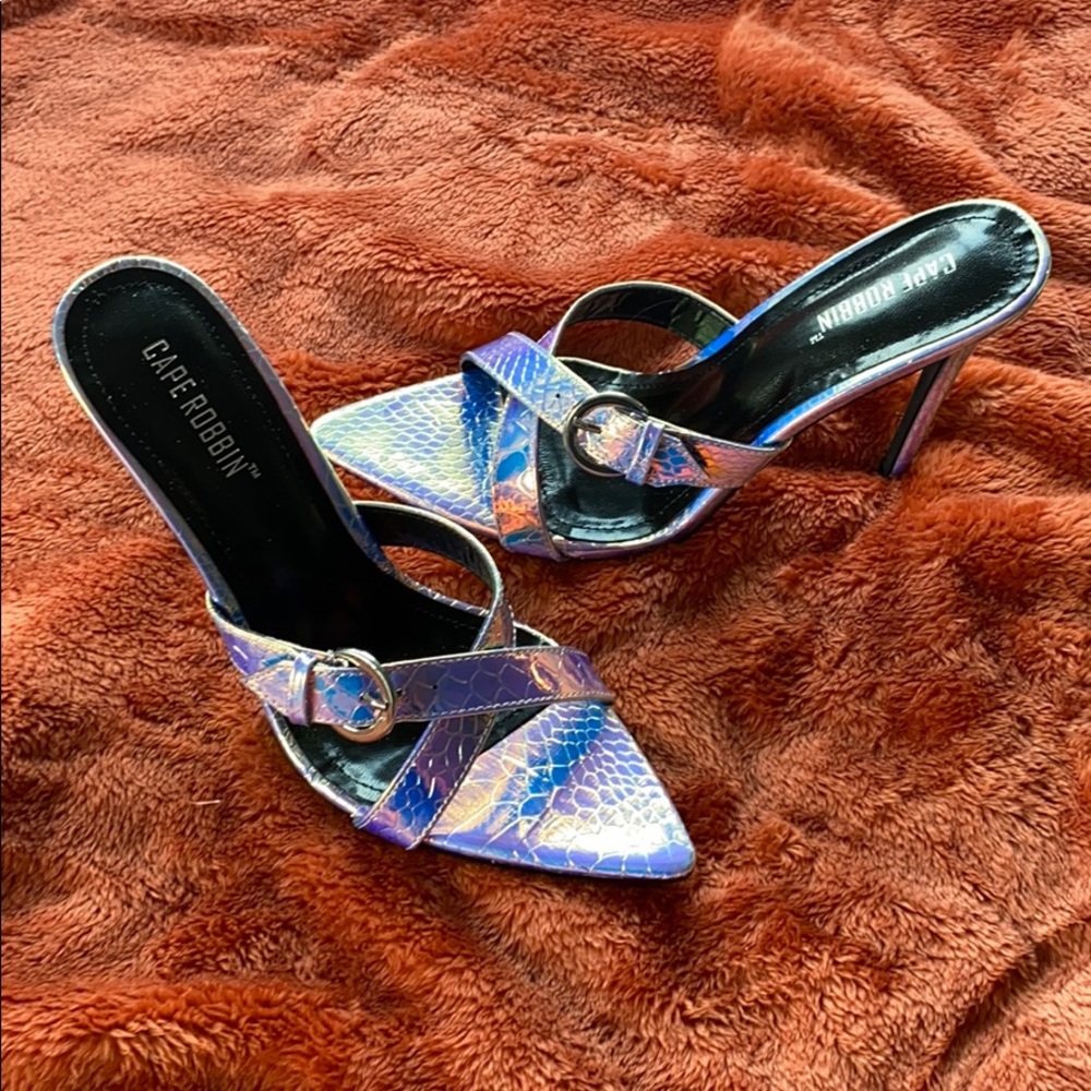 Gorgeous holographic heels